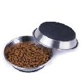 Stainless Steel Silicone Pet Dish Cat Bowl