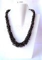Black color polish Seed Bead Necklace