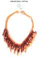 Seed Bead Cotton Thread Necklace
