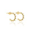 Tiny gold earrings,