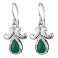 GREEN ONYX Gemstone earrings