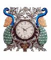 Peacock Handcrafted Analog Wall Clock