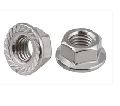 Hex nuts with flange
