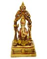 Handmade Handpainted Lord Ganesha Resin Figurine Sculpture.