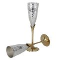 Drinkware Silver Plated Champagne Glass