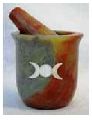 Stone And wood Mortar and Pestle Sets