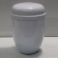 White Funeral Cremation Ashes Urn