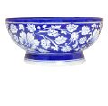 Exclusive Handmade Vintage Blue Pottery Bowl