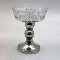 Nickel Plated Aluminium Glass Bowl with stand