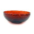 Red Color Glass Round Bowl