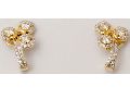 Gold Diamond Studded Earrings