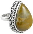 Stunning Natural Rich!! Jasper 925 Sterling Silver Ring
