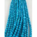 Turquoise faceted box beads