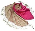 Pink silk shawl