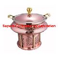 Brass Knot Tie Copper Chafing Dish