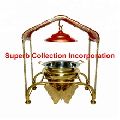 Butterfly stand hut cover Brass Chafing Dish