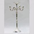 Silver Embossed Five Arms Candelabra