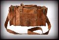 Leather Bag Duffel brown