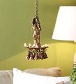 Metal brass Decorative tortoise oil lamp with antique finish