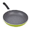 Stainless steel frying pan with bakelite handle