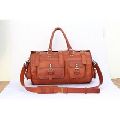 high quality genuine goat leather duffle bag men leather travel