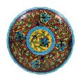 High quality Indian vintage blue pottery plates
