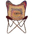 high quality jute and chindi butterfly chair