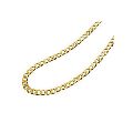 Gold Plated 8 MM Mens Curb Chain