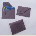 Gem stones leather credit card holder