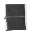 Leather cover refillable journal notebook