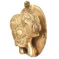 Engraved Brass Elephant Royal Statue Door Knocker