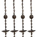 Swing Chain Set Handicrafted Decorative Brass Jhula Chain(Set Of 4 Pieces)