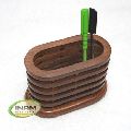 Handcrafted wooden pen pencil stand
