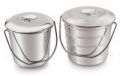 Stainless Steel Buckets With Lid