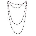 Solid White Gold Party Wear Women Larit Necklace
