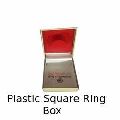 Plastic Square Ring Box
