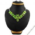 925 Silver Jewelry Beautiful Green Copper Turquoise Gemstone Necklace Fournisseur