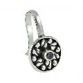 925 sterling silver fashion jewelry Trendy Amethyst Nose Pin