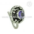 Beautiful Iolite Gemstone 925 Sterling Silver Nose Pin Jewelry