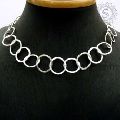 Lustrous 925 Sterling Silver Necklace Handmade Jewelry