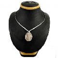 Nice!! 925 Sterling Silver Rose Quartz Necklace