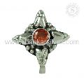 Scrumptious Red CZ Gemstone 925 Sterling Silver Nose Pin Jewelry