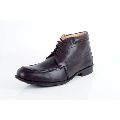 High Ankle Dark Brown Mens Formal Leather shoes