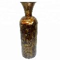Antique Enamel Coated tall vase