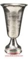 Antique Silver Trumpet Vase