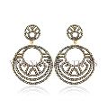 14k Pave Diamond 925 Sterling Silver Pave Setted Earrings New Design Jewelry