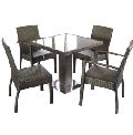 RATTAN DINING TABLE SETS