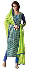 Embellished Bhagalpuri Dress Material