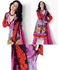 Winter Pashmina Embroidered Dress Material