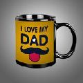 I Luv U Dad Mug